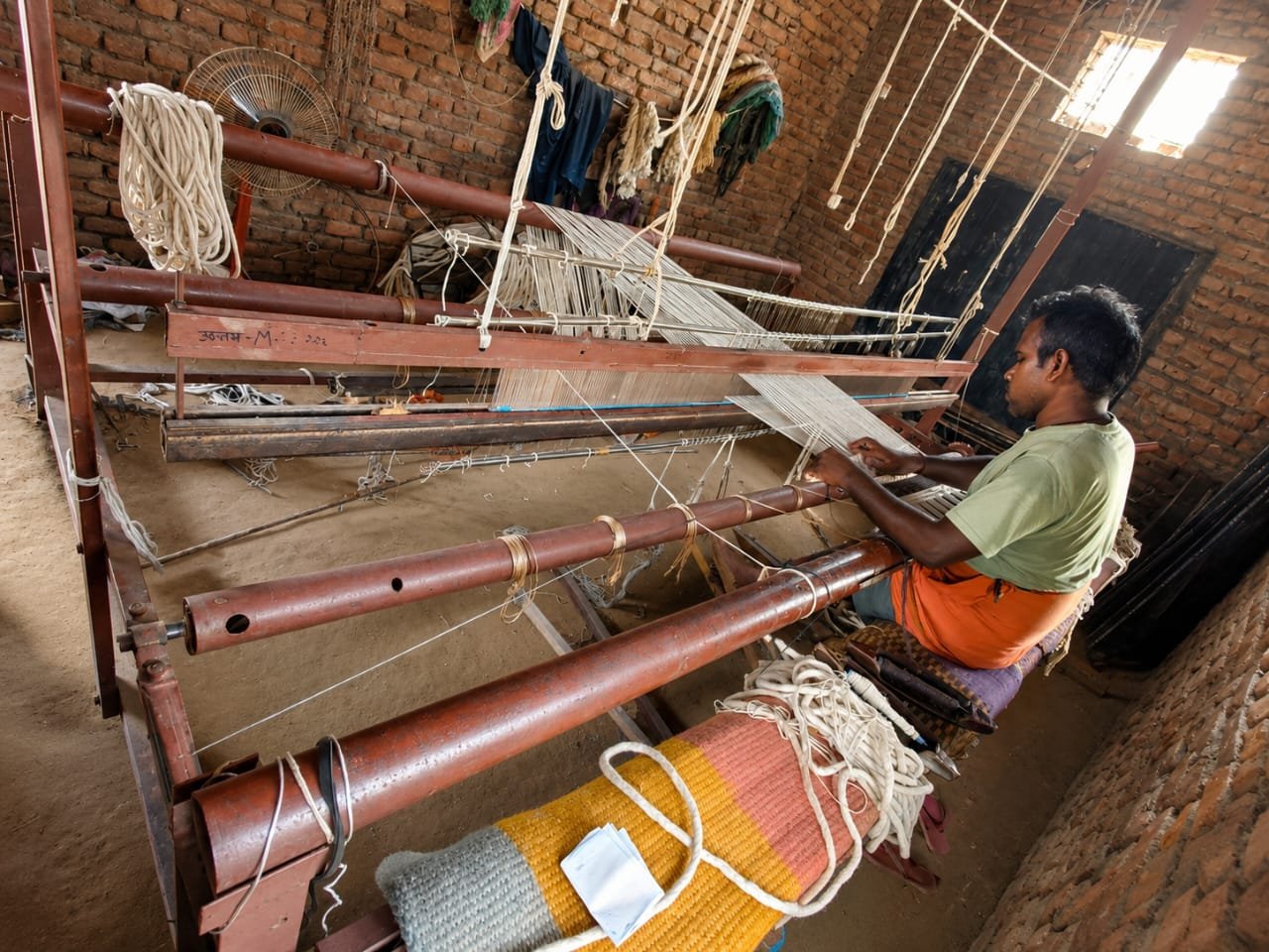 Weaving on the Loom